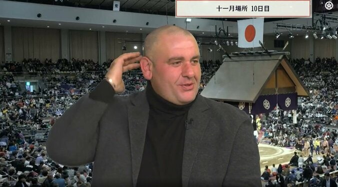 坊主頭にイメチェンした臥牙丸