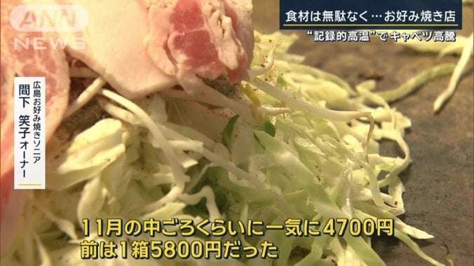 広島お好み焼きソニア・間下笑子オーナー