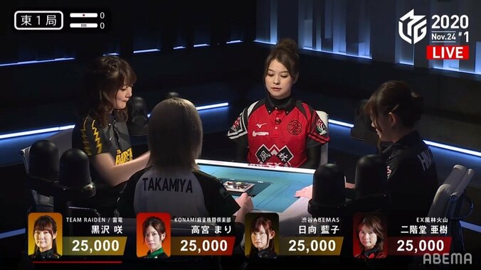 入場シーンから戦いは始まっている！？華やか女性雀士対決でヘアスタイルに注目集まる／麻雀・Mリーグ 1枚目