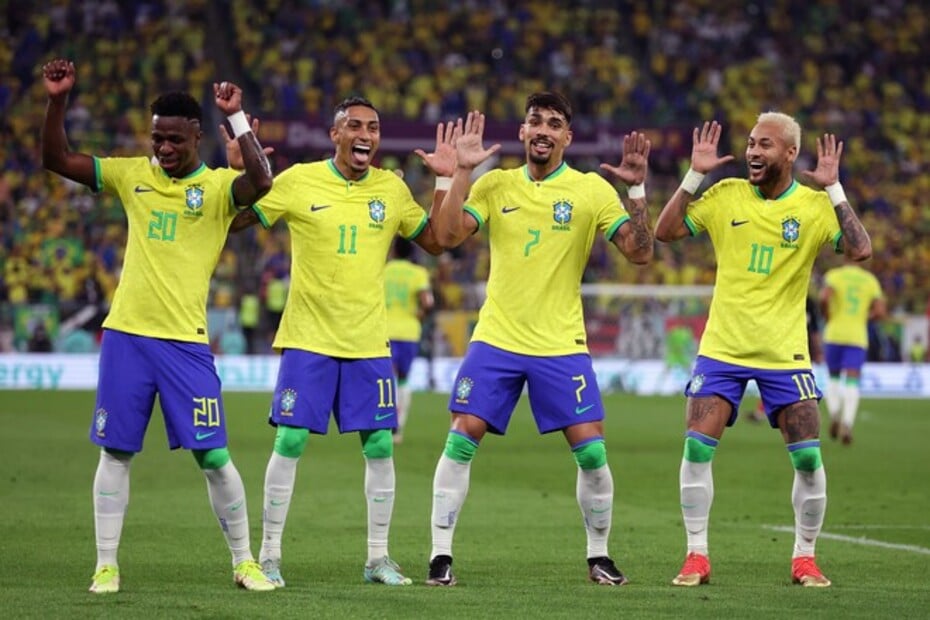 ブラジルが韓国を圧倒 ネイマールの復帰弾など４ １で快勝 準々決勝では日本を破ったクロアチアと激突 W杯ラウンド16 サッカーダイジェストweb Fifa ワールドカップ 22 完全ガイド By Abema