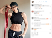 腹筋まで再現できるのか！「呪術廻戦」禪院真希のシックスパックまで美女コスプレイヤーが3次元化「最高です」「完璧すぎる」