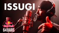 Red Bullによる動画企画『Red Bull 64 Bars』にISSUGIが登場。ビートはBACHLOGICが制作