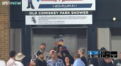 大谷翔平の試合で…女性ファンがシャワーを浴び始めて「ずぶ濡れやん」 日本では考えられない珍光景に驚きの声