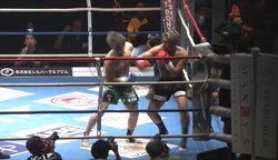 「ガチで映ってる」「本物やん」格闘技中継、人気俳優と人気タレントの姿にファン騒然