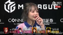 輝く涙にファンも感動 モデル雀士・岡田紗佳の初トップに「もらい泣きしそう」／麻雀・Mリーグ