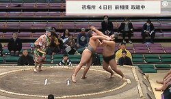 元横綱・武蔵丸のおい、“たった2発”の衝撃パワーで本領発揮 破壊力に館内どよめき