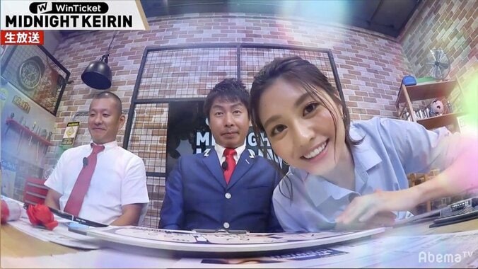 「こんなに当たったのはじめて」林ゆめと瀧山あかねアナウンサーが、怒涛の連続的中／ミッドナイト競輪 3枚目