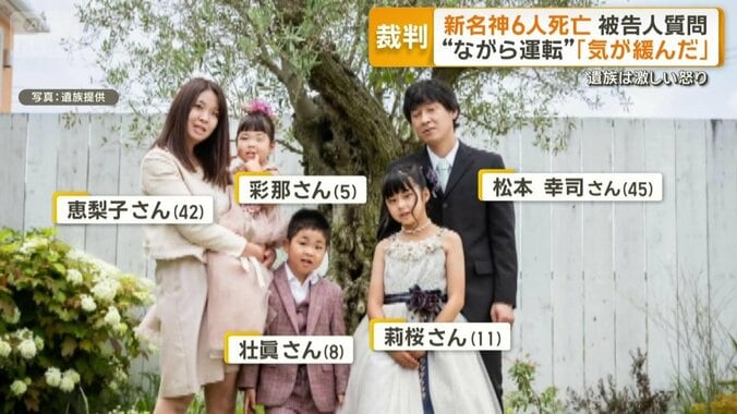 亡くなった松本幸司さん（45）ら家族5人