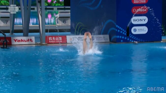 本当に人が落ちた？小さすぎる水しぶき