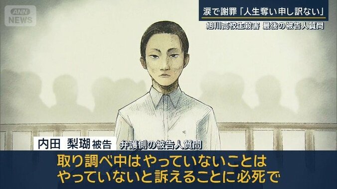 内田梨瑚被告