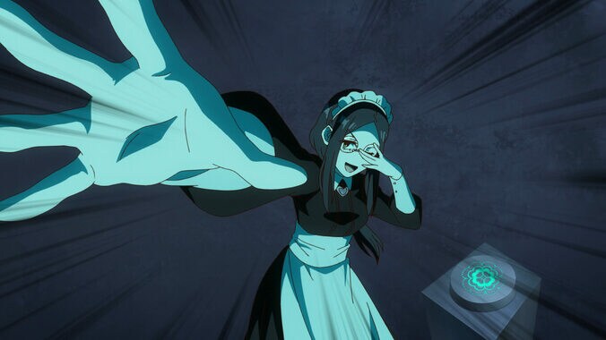 アニメ『異世界美少女受肉おじさんと』橘から攻撃される神宮寺とシュバルツ…第11話先行カット＆あらすじ公開 3枚目