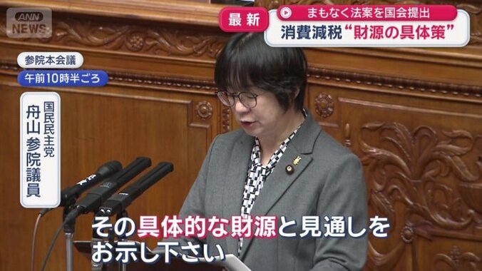 国民民主党　舟山参院議員