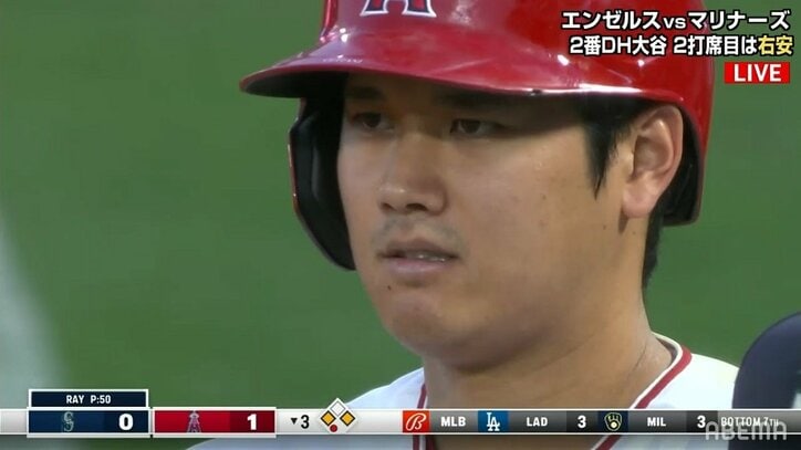 大谷翔平、昨季サイ・ヤング賞投手から初ヒット！疲れ知らずの一打に解説も大絶賛「音と速さが違う」と視聴者も興奮