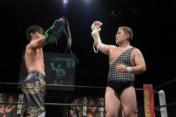 「目隠し乳隠しデスマッチ」実現！　HARASHIMAvsアントーニオ本多、運命の再戦