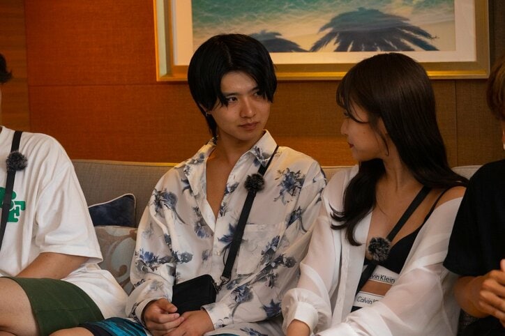 ギャル男、美人女子大生を抱きしめ「俺のことも見てほしい」誠実なアピールに拍手喝采『シャッフルアイランド Season3』#7