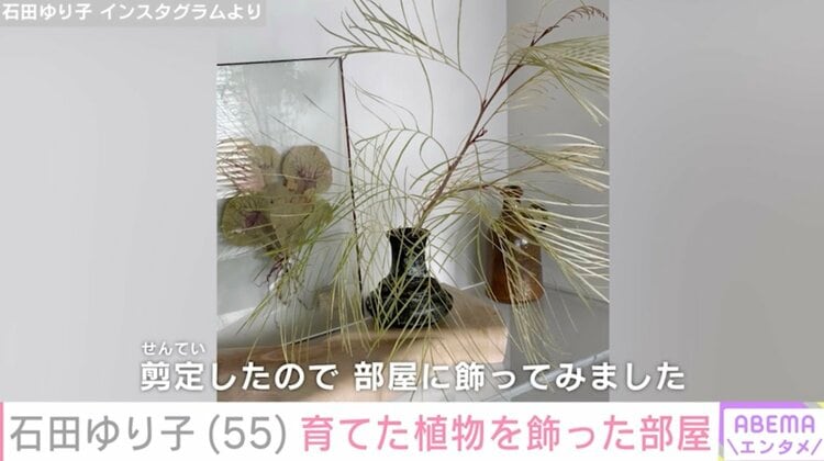 写真・画像】生活感あふれる自宅が話題・石田ゆり子（55）、テラスで