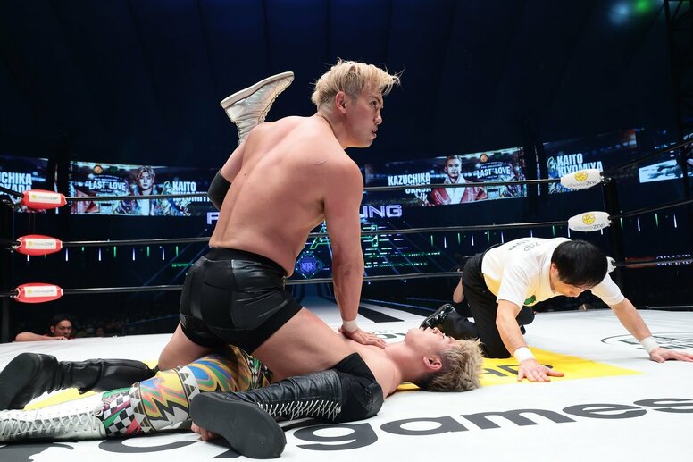 残酷なまでに明暗“くっきり”の16分32秒 因縁の王者対決はオカダ・カズチカが清宮海斗に圧勝！