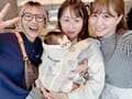  大堀恵、久しぶりに再会した元AKB48同期メンバーとの集合ショットを公開「2人の聖母感に次女もニコニコ笑顔」 