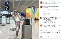 ゆきぽよの”ほぼパジャマ”なフライトコーデにファン「ダル着でも可愛い」「似合い過ぎる」と反響