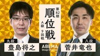 【中継】第82期 順位戦 A級 9回戦 豊島将之九段 対 菅井竜也八段