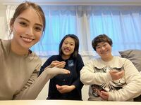 「世界を揺るがす絶世のかわいさ」滝沢カレン、近藤春菜と共に横澤夏子の第一子と対面し感激