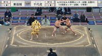 【映像】俊敏に動く力士に館内は異様な盛り上がり