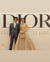 横浜流星＆新木優子、スーツ＆ドレス姿を披露「美男美女すぎて眩しい」「美しすぎ」の声