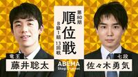 【中継】順位戦 B級1組 13回戦 藤井聡太竜王 対 佐々木勇気七段
