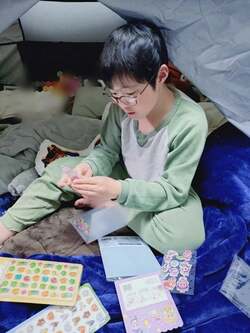 山田花子、シール集めを始めた次男へ島田珠代からのプレゼント「息子も母もブームに乗りました」 