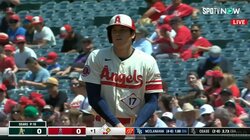 大谷翔平、投打二刀流DAYに足でも魅せた 第1打席内野安打で日またぎで3打席連続安打 前日、藤浪晋太郎との対決から連続