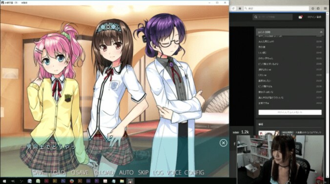 元セクシー女優（男優？）も出演！男の娘による激熱ゲーム実況 7枚目