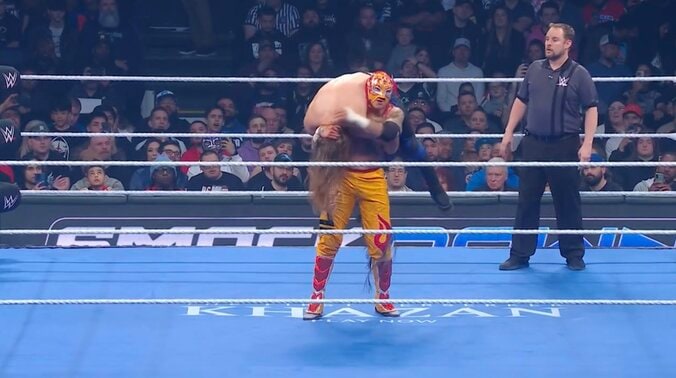 【映像】“謎の覆面レスラー”が危険技を連発