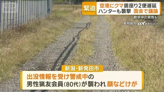 猟友会の80代男性が襲われた