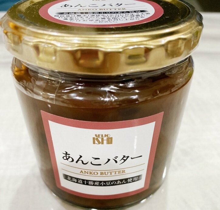 渡辺美奈代『成城石井』で初購入した商品「3MENSの好きな　あんこバター」