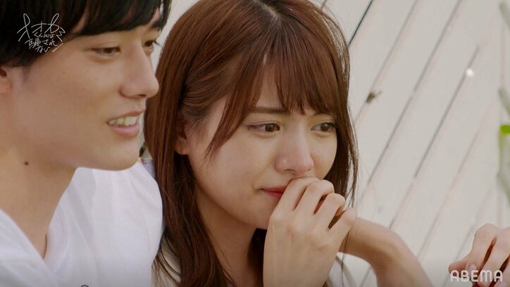 「泣かないで」優しく寄り添うKaito、頭ポンポンから肩を抱き…最高すぎる胸キュンシーンにスタジオ悶絶『オオカミくん』第9話