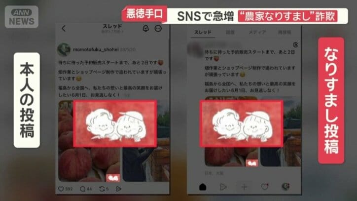 転用防止用の農園マークもそのまま使用されていた