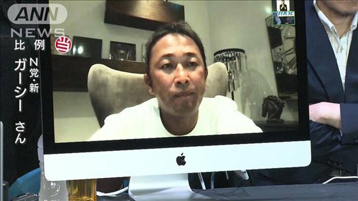 【ノーカット映像】NHK党ガーシー氏が当選 立花孝志党首と会見