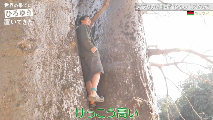 木登り挑戦であわや骨折事故！？ひろゆき（46）、アフリカで木から落ちる
