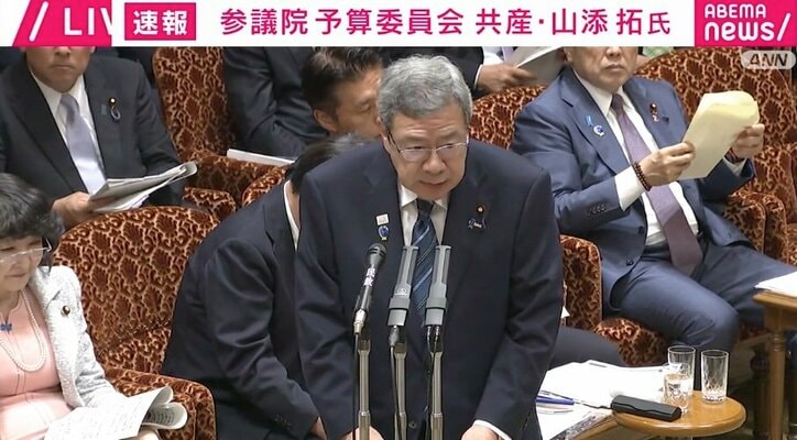 【写真・画像】「これはまずい」「維新に保険料負担を語る資格はない」 共産・山添氏が“国保逃れ”追及 中司大臣の答弁めぐり国会が57秒ストップ 1枚目