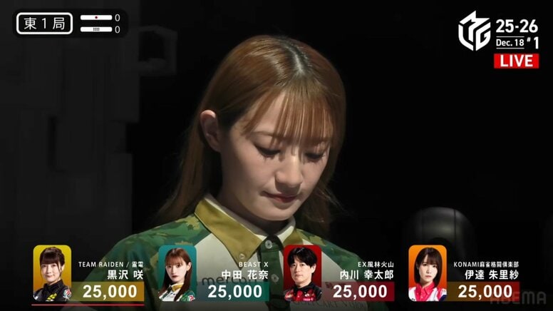 「キラッキラしとる」美女雀士・中田花奈、大人の雰囲気漂うヘアスタイルと美脚でファンを悩殺／麻雀・Mリーグ