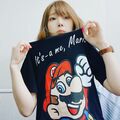 「可愛すぎますぅぅぅ」「一瞬昇天しました」声優・内田真礼のキュートな“マリオTシャツ”姿が話題に