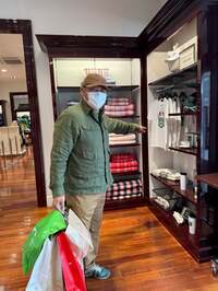 花田虎上『久しぶりの買い物』