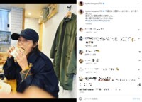 サンドウィッチを頬張る長谷川京子 自然体な姿に「何やっても絵になる」「素敵です」と絶賛の声
