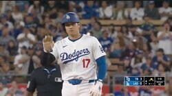 捕った時点で二塁目前！ 大谷翔平が完全に“盗んだ”　驚速スタートに捕手、大慌ての瞬間