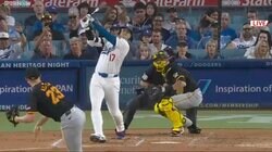 大谷翔平の特大アーチで相手選手に“異変”が起きた…キャッチャーも“確信”で超がっくりの一部始終「固まっちまったw」「完璧な一発だったもんな」