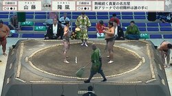 「アバラ浮いてる」「体脂肪率は何％？」細マッチョ力士、体重およそ2倍の相手を撃破で館内どよめき