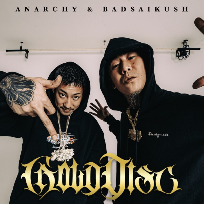 ANARCHYとBADSAIKUSH（舐達麻）のコラボEP『GOLD DISC』(All Tracks by GREEN ASSASSIN DOLLAR)が全曲インスト付きでアナログリリース！Manhattan Records 通販/店舗限定販売 2枚目