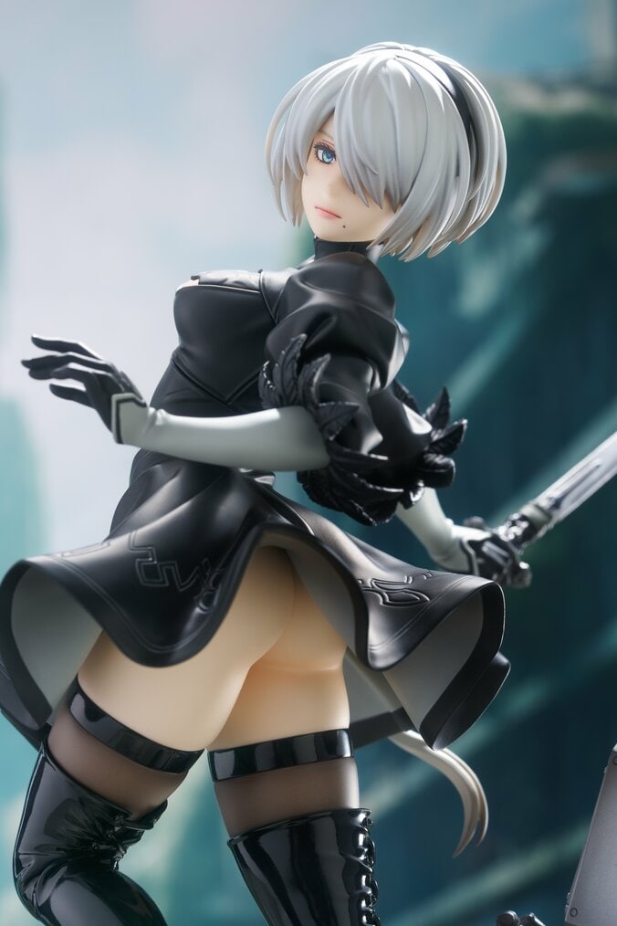 【写真・画像】アニメ『NieR:Automata Ver1.1a』より「2B」が1/7スケールフィギュアになって登場！　5枚目