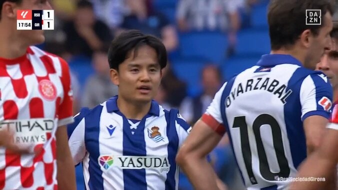 「やっとファウル取ってくれた！」久保建英“PK獲得”にファン歓喜「頑張りが実った」「実質タケの1点」巧妙ボール回収でファウル誘発の瞬間 5枚目