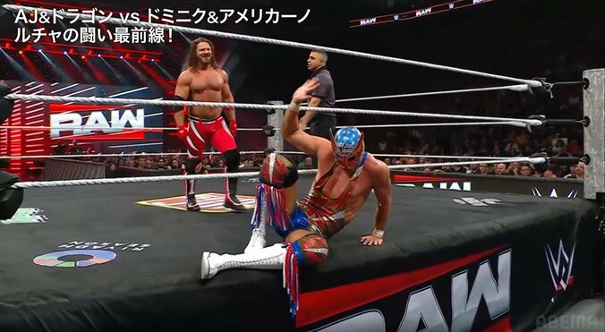 なぜか場外にエスケープするアメリカーノ